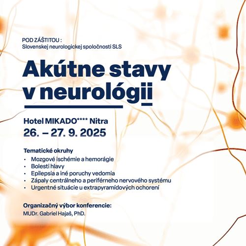 AKÚTNE STAVY V NEUROLÓGIÍ